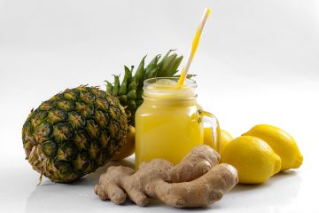 jus ananas-gingembre pauvre en FODMAPs